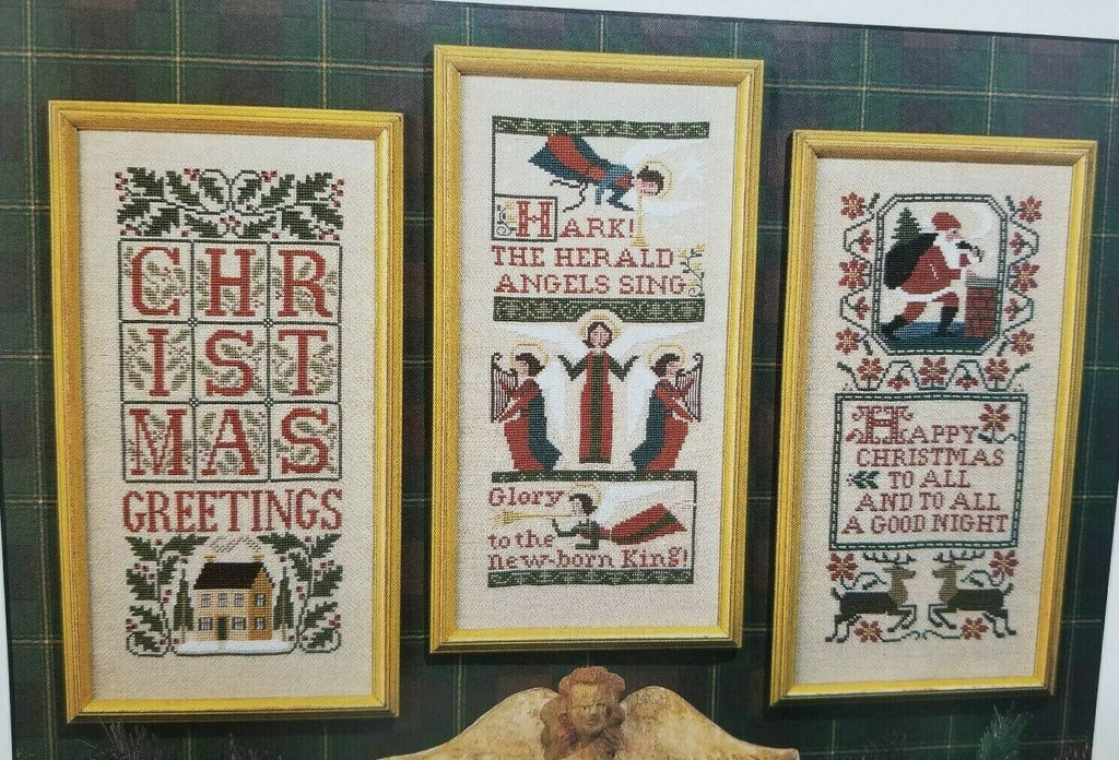 CHRISTMAS SAMPLERS II by The Prairie Schooler Counted Cross Stitch Leaflet Pattern Chart Book No. 73