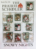 SNOWY NIGHTS by The Prairie Schooler Counted Cross Stitch Leaflet Pattern Chart Book No. 166