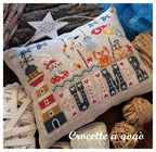 Crocette A Gogo   "HELLO SUMMER"  Counted Cross Stitch Pattern  Summer, Beach, Crab, Lighthouse, Bunny, Fish, Italy, Paper Pattern