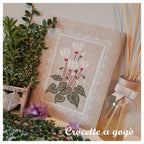 Autumn Cyclamen by Crocette A Gogo  "Ciclamini d'autunno"  Counted Cross Stitch Pattern  Autumn, Cyclamen, Flowers, Italy, PAPER PATTERN