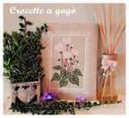 Autumn Cyclamen by Crocette A Gogo  "Ciclamini d'autunno"  Counted Cross Stitch Pattern  Autumn, Cyclamen, Flowers, Italy, PAPER PATTERN