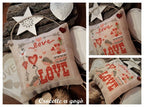 TRUE LOVE by Crocette A Gogo   "Amore Vero"  Counted Cross Stitch Pattern  Valentine, February, Love, Hearts, Birds, Balloon, Italy
