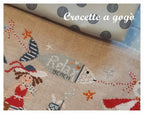 RELAX BEACH by Crocette A Gogo   Counted Cross Stitch Pattern  Summer, Beach, Crab, Cat, Bunny, Fish, Italy, Paper Pattern