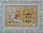 SANTA, the DOVE, and the KEY by Barbara Ana Designs Counted Cross Stitch Chart, Santa, White Dove, Paper Pattern