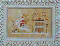 SANTA, the DOVE, and the KEY by Barbara Ana Designs Counted Cross Stitch Chart, Santa, White Dove, Paper Pattern