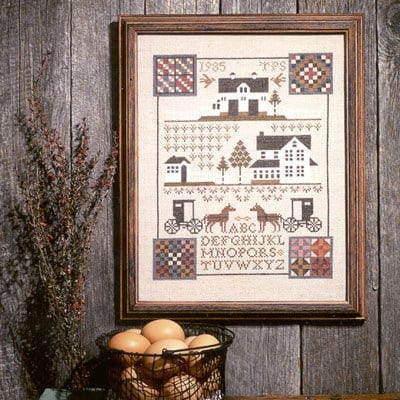 SUNSHINE AND SHADOW by The Prairie Schooler Counted Cross Stitch Leaflet Pattern Chart Book No. 11