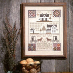 SUNSHINE AND SHADOW by The Prairie Schooler Counted Cross Stitch Leaflet Pattern Chart Book No. 11