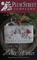 PLUM STREET SAMPLERS "Hello Winter"  Counted Cross Stitch Pattern  Sheep, Cardinal, Snowflakes, Series, Paper Pattern