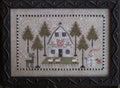 PLUM STREET SAMPLERS "A Country Winter" Cross Stitch Pattern, Sheep, Snowman, Barn, Paper Pattern