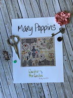 Mary Poppins Quaker Fantasies by AuryTM - cross stitch pattern
