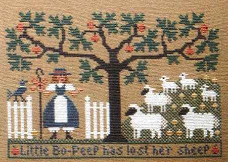 NURSERY RHYMES II by The Prairie Schooler Counted Cross Stitch Leaflet Pattern Chart Book No. 30