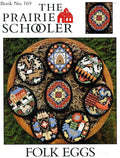 The Prairie Schooler FOLK EGGS Counted Cross Stitch Pattern Leaflet Chart Book No. 169