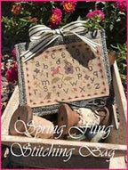 Spring Fling Stitching Bag by The Scarlett House Counted Cross Stitch Pattern/Chart