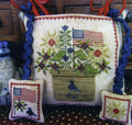 Patriotic Scissor Pocket by The Scarlett House Counted Cross Stitch Pattern/Chart