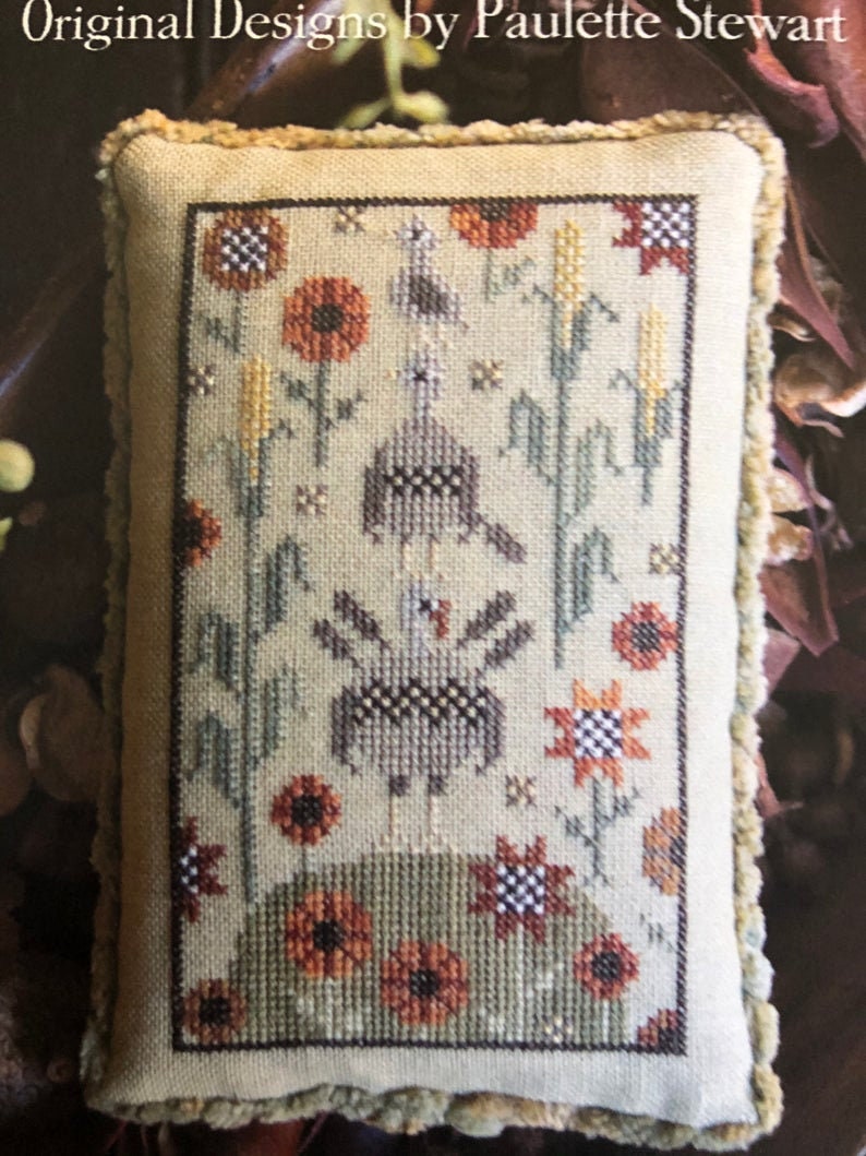 Gobble Gob | Plum Street Samplers | Counted Cross Stitch | Cross Stitch Pattern | Pattern Only
