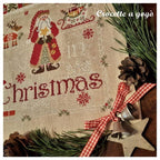 BELIEVE IN CHRISTMAS by Crocette A Gogo  •  Counted Cross Stitch Paper Pattern • Santa, Reindeer, Sleigh, Presents, Snowflakes, Winter