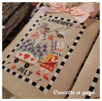 Calendar Part 2 by Crocette A Gogo   Counted Cross Stitch Pattern  May, June, July, August, Rose, Summer, Lavender, Holiday, PAPER PATTERN