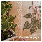 Autumn Cyclamen by Crocette A Gogo  "Ciclamini d'autunno"  Counted Cross Stitch Pattern  Autumn, Cyclamen, Flowers, Italy, PAPER PATTERN