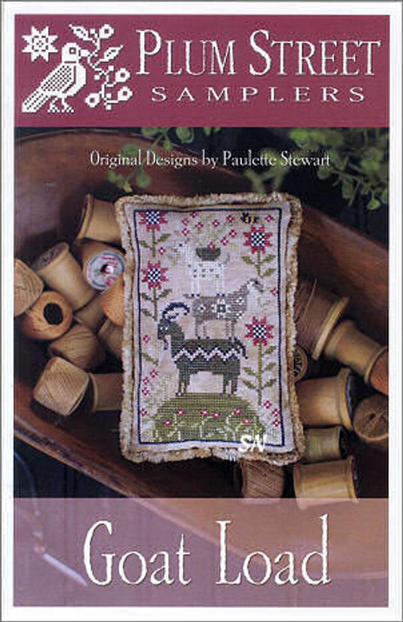 GOAT LOAD  by Plum Street Samplers  Counted Cross Stitch  Paper Pattern