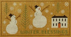TERESA KOGUT "Winter Blessings"  Counted Cross Stitch Pattern  Snowmen, Snowflakes, Winter, Christmas, folk art, Pattern Only