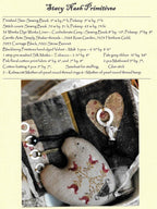 STACY NASH "Prized Pig, Sewing Book, Flower Urn Pinkeep", Pincushion, Needle Book, Colonial, Pattern Only
