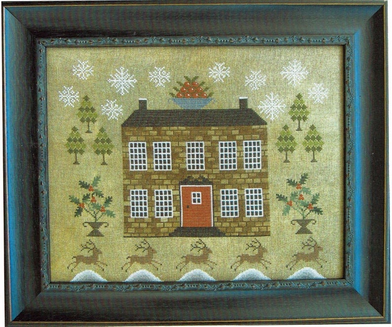 Christmastide at Holly House by The Scarlett House Counted Cross Stitch Pattern/Chart