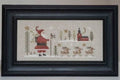 TRALALA "Santa Claus"  Counted Cross Stitch Pattern  Christmas, Winter, St. Nick, Reindeer, Church, Trees