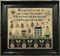 THE SCARLETT HOUSE "A Perfect World" Counted Cross Stitch Pattern/Chart,