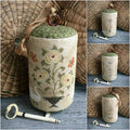 SCATTERED SEED SAMPLERS " Together Forever" Pinkeep Drum, Counted Cross Stitch Pattern, Pattern Only
