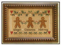LITTLE HOUSE NEEDLEWORKS "Gingerbread Trio" Counted Cross Stitch Pattern, Ginger, Cinnamon, Nutmeg, Pattern Only