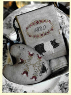 STACY NASH "Prized Pig, Sewing Book, Flower Urn Pinkeep", Pincushion, Needle Book, Colonial, Pattern Only