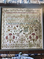 BLACKBIRD DESIGNS "Merrily, Merrily We Welcome Spring" Cross Stitch Pattern, Leaflet,  Sampler, Pattern Only