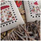 Crocette A Gogo   "Calendar - Part 3  Counted Cross Stitch Pattern  4 Cross Stitch Patterns, Autumn, Halloween, Winter, Christmas
