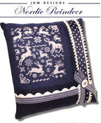 JBW DESIGNS "Nordic Reindeer" Counted Cross Stitch Pattern, Winter, Christmas, Pattern Only