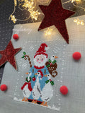 PDF INSTANT DOWNLOAD  My Fanny "Santa Collection #6"  Counted Cross Stitch Pattern  Christmas, Winter, Santa, Geese