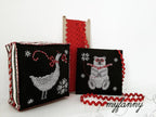 PDF INSTANT DOWNLOAD  My Fanny "Atmosfera di Natale"  Counted Cross Stitch Pattern  Christmas, Winter, Bear, Rocking Horse