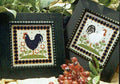 LITTLE HOUSE NEEDLEWORKS "Two Roosters"  Counted Cross Stitch Pattern  Country, Flowers, Pattern Only