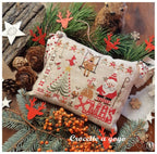 CROCETTE A GOGO "Hello Xmas" Counted Cross Stitch Pattern, Christmas, Winter, Santa, Reindeer, Gingerbread, Christmas Tree, Paper Pattern