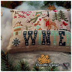 Crocette A Gogo   "HELLO WINTER"  Counted Cross Stitch Pattern  Winter, Christmas, Snowman, Italy, Pattern OnlyGogo