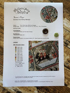 BARBARA ANA DESIGNS "Santa's Trips" Counted Cross Stitch Pattern, Animals, Farming, Fish, Church, Paper Pattern