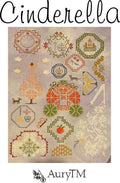 AURY TM DESIGNS "Cinderella" Counted Cross Stitch Pattern, Quaker Fantasies, Paper Pattern