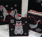 PDF INSTANT DOWNLOAD  My Fanny "Atmosfera di Natale"  Counted Cross Stitch Pattern  Christmas, Winter, Bear, Rocking Horse