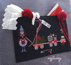 PDF INSTANT DOWNLOAD  My Fanny "Angie"  Counted Cross Stitch Pattern  Christmas, Winter