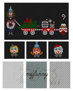 PDF INSTANT DOWNLOAD  My Fanny "Angie"  Counted Cross Stitch Pattern  Christmas, Winter