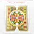 VICKERY COLLECTION "Celtic November" Counted Cross Stitch Pattern, Fall, Autumn, Pumpkins, Harvest, Pattern Only
