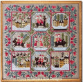 BARBARA ANA DESIGNS "Santa's Trips" Counted Cross Stitch Pattern, Animals, Farming, Fish, Church, Paper Pattern
