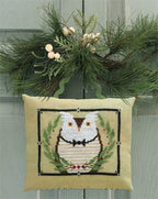 ARTFUL OFFERINGS "Mr. Owl's Wintergreen Gala" Counted Cross Stitch Pattern, Winter. Christmas, Ornament, Pattern Only