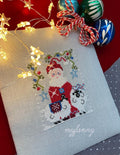 PDF INSTANT DOWNLOAD  My Fanny "Santa Collection #10"  Counted Cross Stitch Pattern  Sheep, Christmas, Winter, Santa