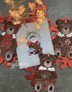 PDF INSTANT DOWNLOAD  My Fanny "Santa Collection #8"  Counted Cross Stitch Pattern  Christmas, Winter, Santa, Bears, Teddy Bears