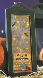 BIRDS OF A FEATHER "Lost Spirits" Counted Cross Stitch Pattern, Halloween, Pumpkin, Bats Autumn, Paper Pattern